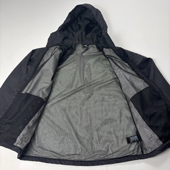 The North Face Mens Boreal Dry Vent Lined Rain Jacket Black Sz L Shell Coat - Picture 2 of 9